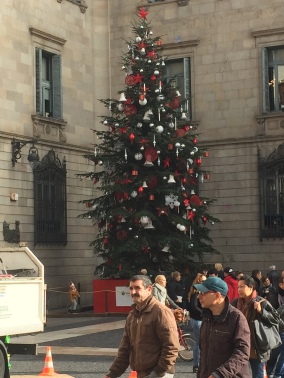 Barcelona Square Christmas tree