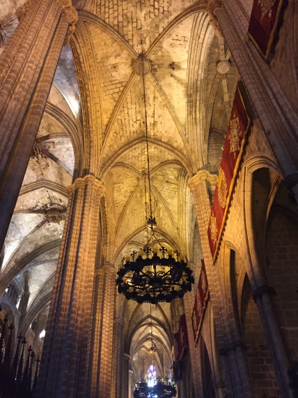 Ceiling of Barcelona Cathedral