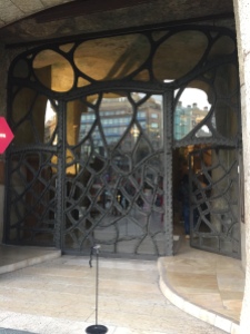 One of the doors to Casa Milà