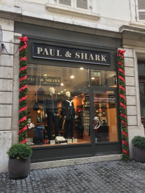A christmas looking shop