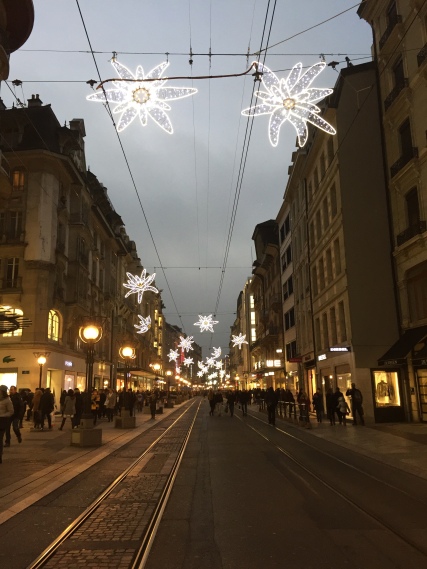 Geneva looking Christmasy